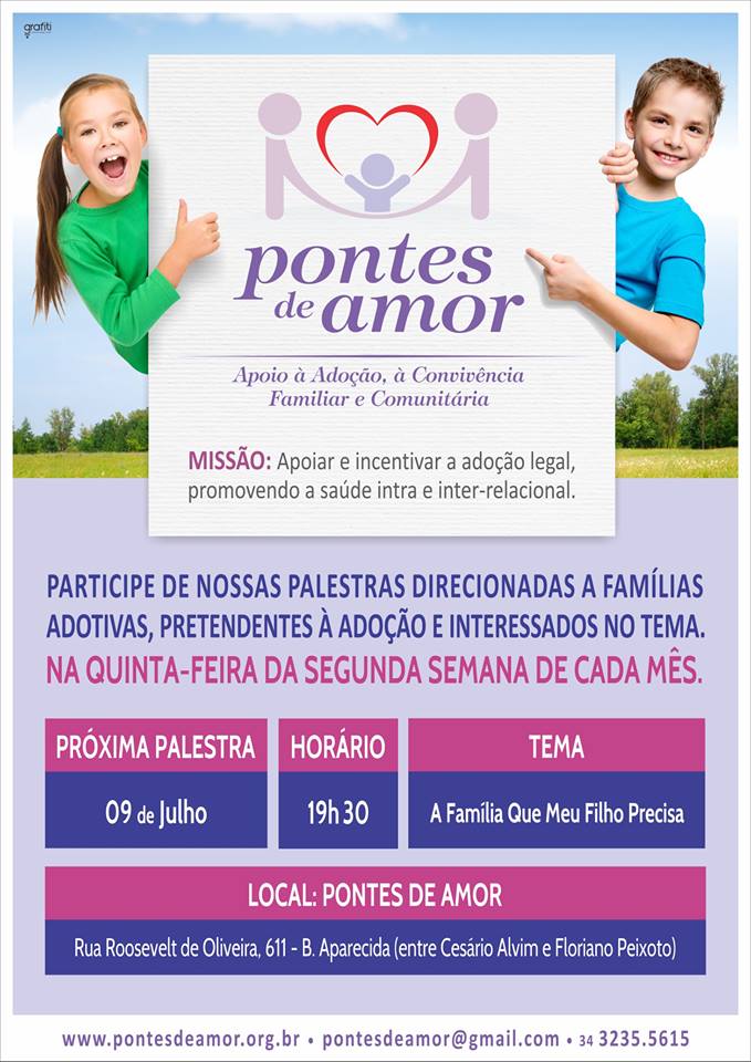 Reunião mensal- A família que meu filho precisa