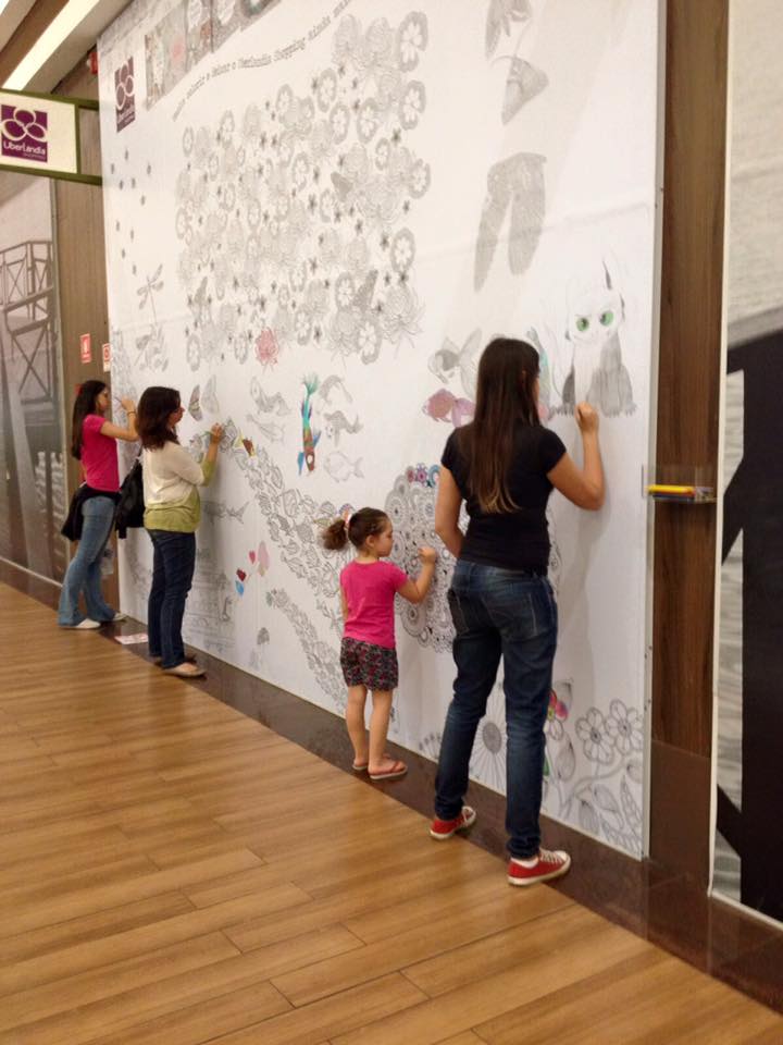 Painéis para colorir
