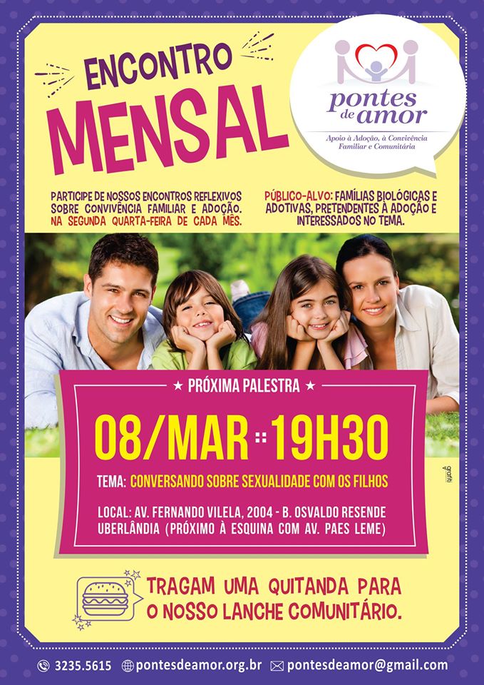 Encontro Mensal Pontes de Amor