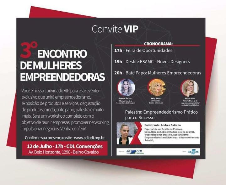 3° Encontro de Mulheres Empreendedoras